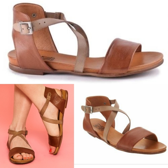Miz Mooz Shoes - Miz Mooz Amanda strap sandals in brown